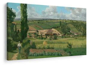Tablou - Camille Pissarro, Landscape at Les Pâtis, Pontoise, reproducere (90x60 cm)