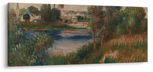 Tablou - Auguste Renoir, Landscape at Vetheuil, reproducere (120x50 cm)
