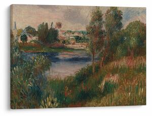 Tablou - Auguste Renoir, Landscape at Vetheuil, reproducere (70x50 cm)