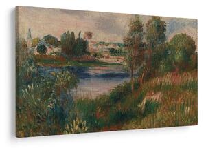 Tablou - Auguste Renoir, Landscape at Vetheuil, reproducere (90x60 cm)