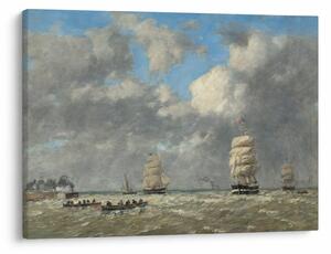 Tablou - Eugène Boudin, Le Havre, reproducere (70x50 cm)