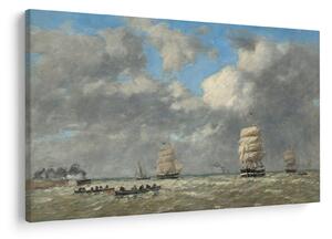 Tablou - Eugène Boudin, Le Havre, reproducere (90x60 cm)