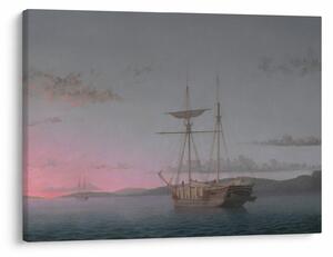 Tablou - Fitz Henry Lane, Lumber Schooners at Evening on Penobscot Bay, reproducere (70x50 cm)