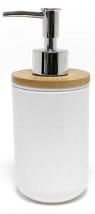 Dozator de săpun lichid alb din plastic 91 ml Smart – douceur d'intérieur