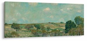 Tablou - Alfred Sisley, Meadow, reproducere (120x50 cm)