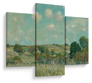 Tablou - Alfred Sisley, Meadow, reproducere (90x60 cm)