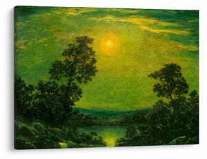 Tablou - Imitator of Ralph Albert Blakelock, Moonlight, reproducere (70x50 cm)