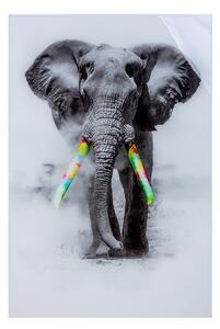 Tablou Elephant, Acril, Multicolor, 2.5x80x120 cm