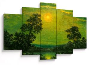 Tablou - Imitator of Ralph Albert Blakelock, Moonlight, reproducere (150x105 cm)
