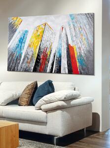 Tablou Big Apple, Canvas, Multicolor, 4x152x101.5 cm