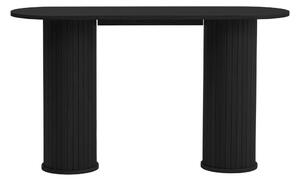 Masă consolă neagră 40x130 cm Nola – Unique Furniture