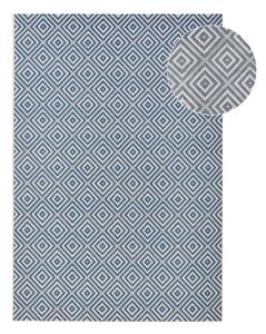 Covor de exterior NORTHRUGS Karo, 160 x 230 cm, albastru