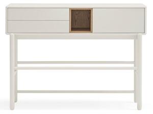 Masă consolă crem 35x120 cm Corvo – Teulat