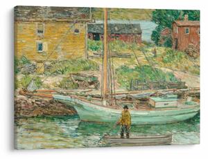 Tablou - Childe Hassam, Oyster Sloop, Cos Cob, reproducere (70x50 cm)