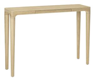 Masă consolă în culoare naturală din lemn masiv de stejar 12x110 cm Heart'n'Soul – UMAGE