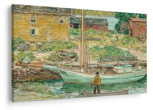 Tablou - Childe Hassam, Oyster Sloop, Cos Cob, reproducere (90x60 cm)