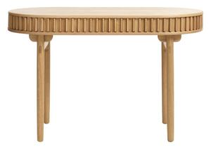 Birou cu aspect de lemn de stejar 60x120 cm Carno – Unique Furniture
