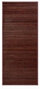 Covor maro închis din bambus 75x175 cm – Casa Selección