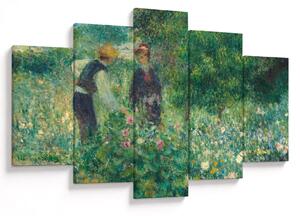 Tablou - Auguste Renoir, Picking Flowers, reproducere (150x105 cm)