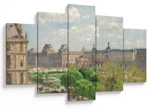 Tablou - Camille Pissarro, Place du Carrousel, Paris, reproducere (150x105 cm)
