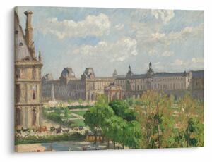 Tablou - Camille Pissarro, Place du Carrousel, Paris, reproducere (70x50 cm)