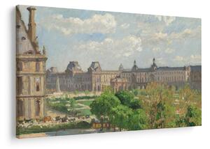 Tablou - Camille Pissarro, Place du Carrousel, Paris, reproducere (90x60 cm)