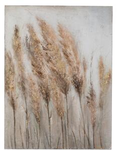 Tablou Wheat, Canvas, Maro, 90x3.8x120 cm