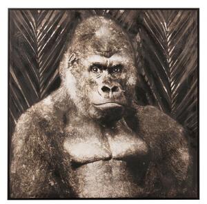 Tablou Gorilla, Canvas, Maro, 107x4x108 cm