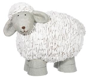 Figurina Sheep, Rasina, Alb, 57.5x38x46.5 cm