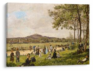 Tablou - French 19th Century, Race Course at Longchamps, reproducere (70x50 cm)