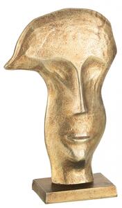 Figurina Mask Face On, Metal Fier, Auriu, 11x24.5x37 cm