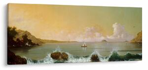 Tablou - Martin Johnson Heade, Rio de Janeiro Bay, reproducere (120x50 cm)