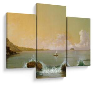 Tablou - Martin Johnson Heade, Rio de Janeiro Bay, reproducere (90x60 cm)
