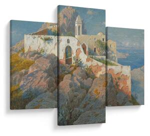 Tablou - William Stanley Haseltine, Santa Maria a Cetrella, Anacapri, reproducere (90x60 cm)