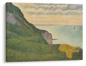 Tablou - Georges Seurat, Seascape at Port-en-Bessin, Normandy, reproducere (70x50 cm)