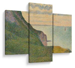 Tablou - Georges Seurat, Seascape at Port-en-Bessin, Normandy, reproducere (90x60 cm)