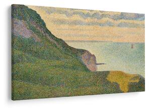Tablou - Georges Seurat, Seascape at Port-en-Bessin, Normandy, reproducere (90x60 cm)