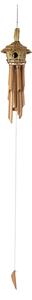 Clopotel de vant, Lemn, Natural, 16x16x130