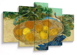 Tablou - Vincent van Gogh, Still Life of Oranges and Lemons with Blue Gloves, reproducere (150x105 cm)