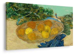 Tablou - Vincent van Gogh, Still Life of Oranges and Lemons with Blue Gloves, reproducere (90x60 cm)