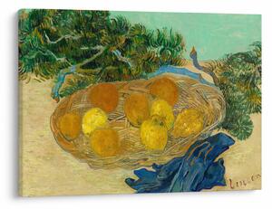 Tablou - Vincent van Gogh, Still Life of Oranges and Lemons with Blue Gloves, reproducere (70x50 cm)