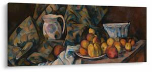 Tablou - Paul Cézanne, Still Life with Apples and Peaches, reproducere (120x50 cm)