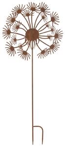 Decoratiune accesorii pentru gradina, Metal, Maro, 42x1x100