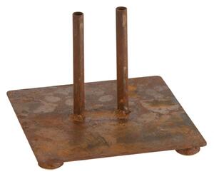 Decoratiune accesorii pentru gradina, Metal, Maro, 15x15x12