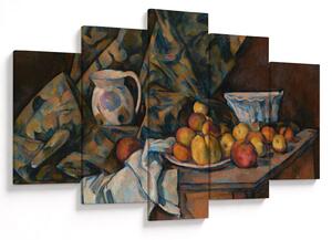 Tablou - Paul Cézanne, Still Life with Apples and Peaches, reproducere (150x105 cm)