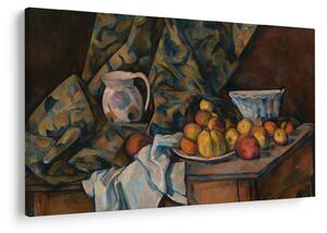 Tablou - Paul Cézanne, Still Life with Apples and Peaches, reproducere (90x60 cm)
