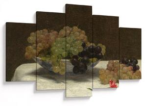 Tablou - Henri Fantin-Latour, Still Life with Grapes and a Carnation, reproducere (150x105 cm)
