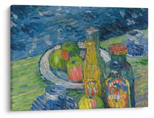 Tablou - Alexej von Jawlensky, Still Life with Bottles and Fruit, reproducere (70x50 cm)