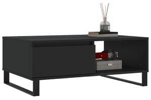 Masă de cafea, negru, 90x60x35 cm, lemn compozit