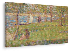 Tablou - Georges Seurat, Study for "La Grande Jatte", reproducere (90x60 cm)
